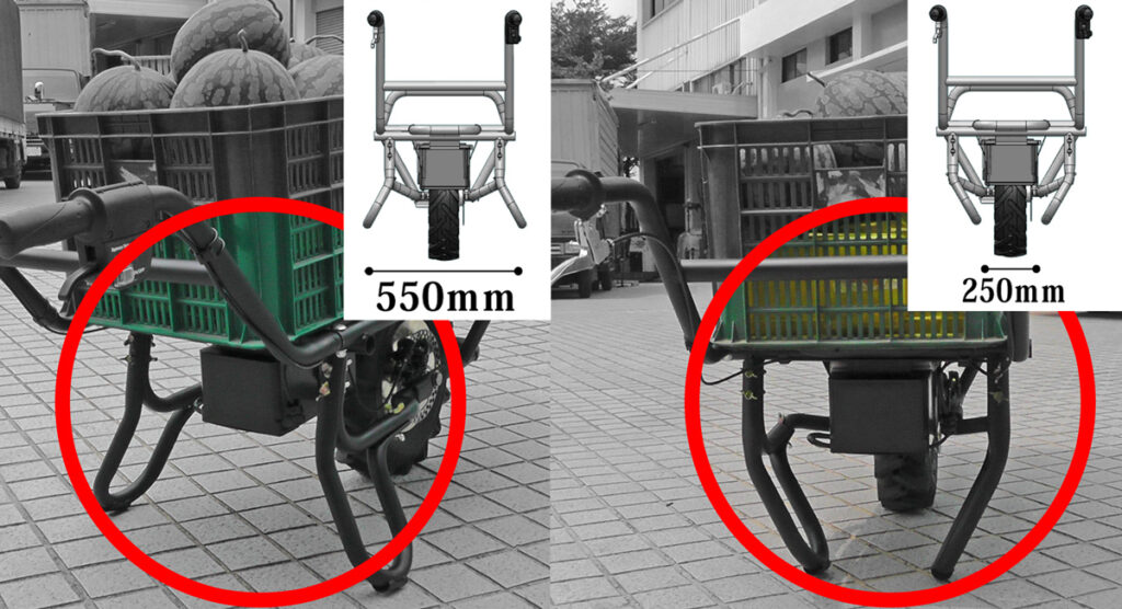 1 wheel electric carrier
